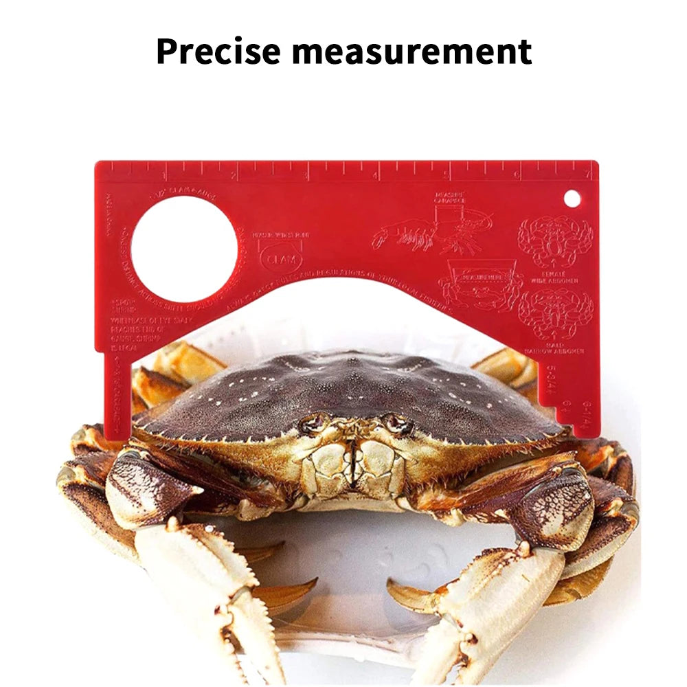 Fishing Crab Gauge Ruler Measurement For Crab Shrimp Measure Tool Sporting Goods Wear-Resistant Gauge Scale Fishing Tools