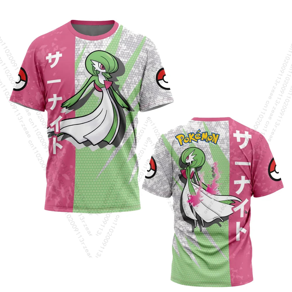 Anime Pokemon Gardevoir Fitness Shorts Men's Boy Cosplay Print Casual Street Breathable Clothes Uniform Gift Toy Print Shorts