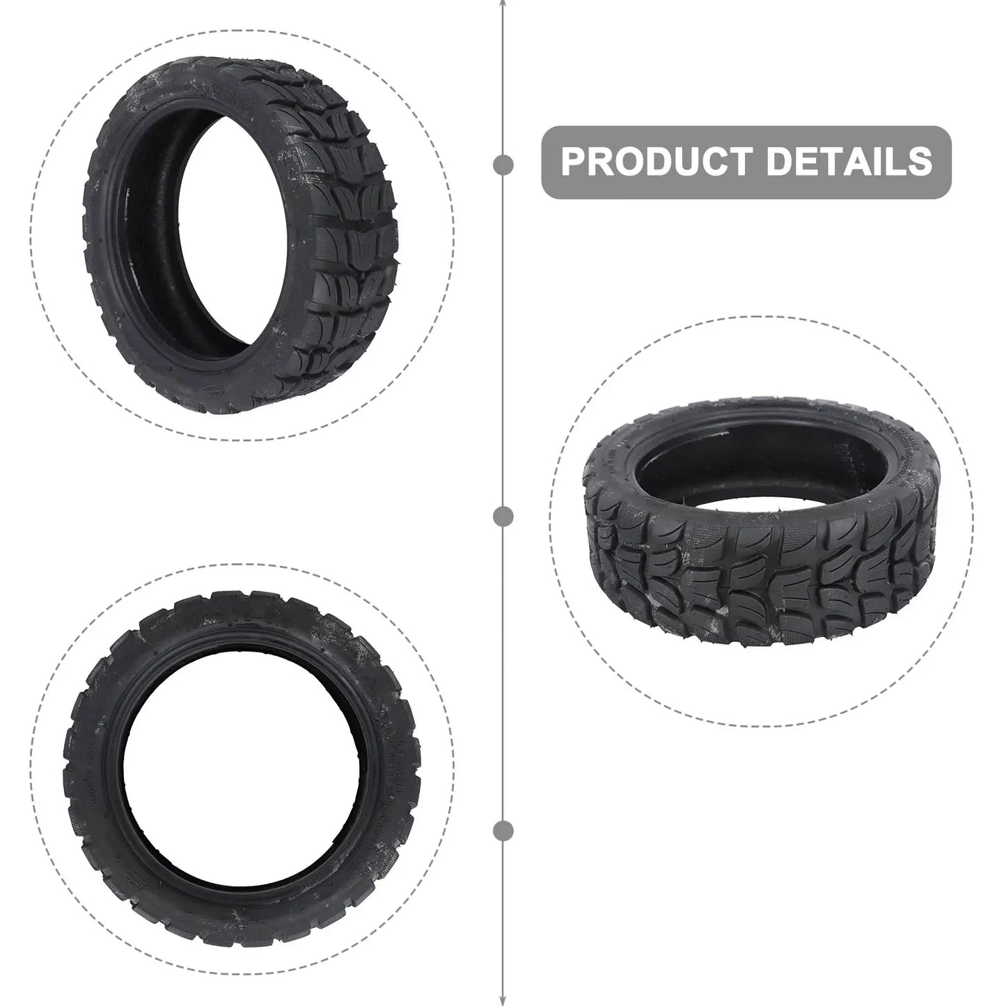 Sporting Goods Accessories Solid Tire Tubeless Tyre Scooters Tubeless Tyre 10 Inch 10x2.75-6.5 EScooter Off-road