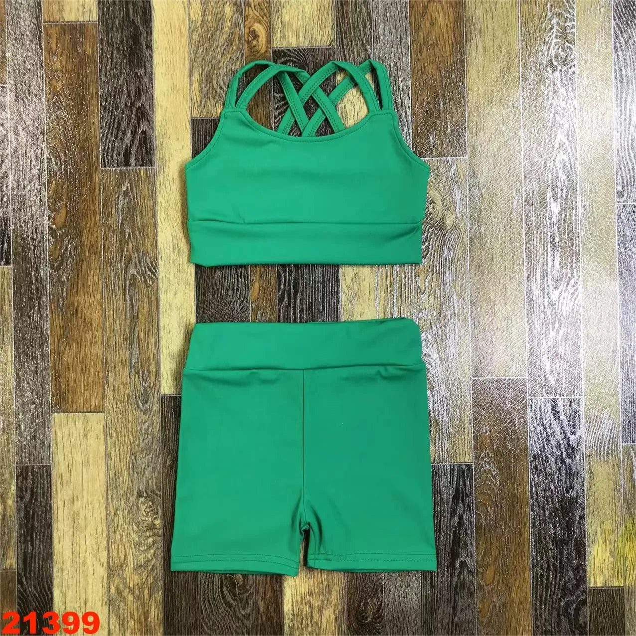 BABY Gym Yoga sets for Girls Yoga vest shorts clothes 1 to 8 years  children clothes cotton comfortable fitness special