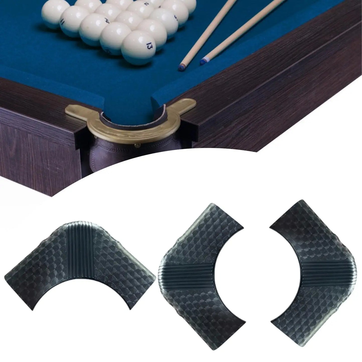 Pool Table Corner Protector Shock Absorbing Billiard Table Corner Protector Billiard Pool Accessory Lightweight Functional