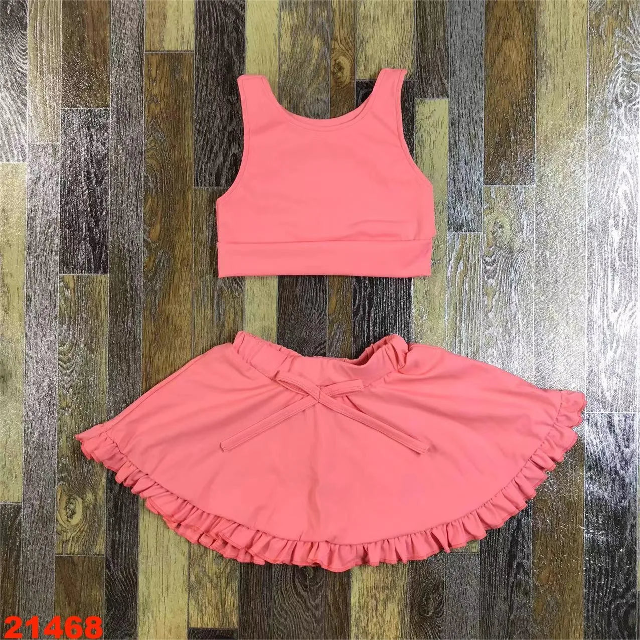 Girls baby yoga suit yoga dress plus shorts suit childrens clothes 2-9 years old fitness gym running weight loss